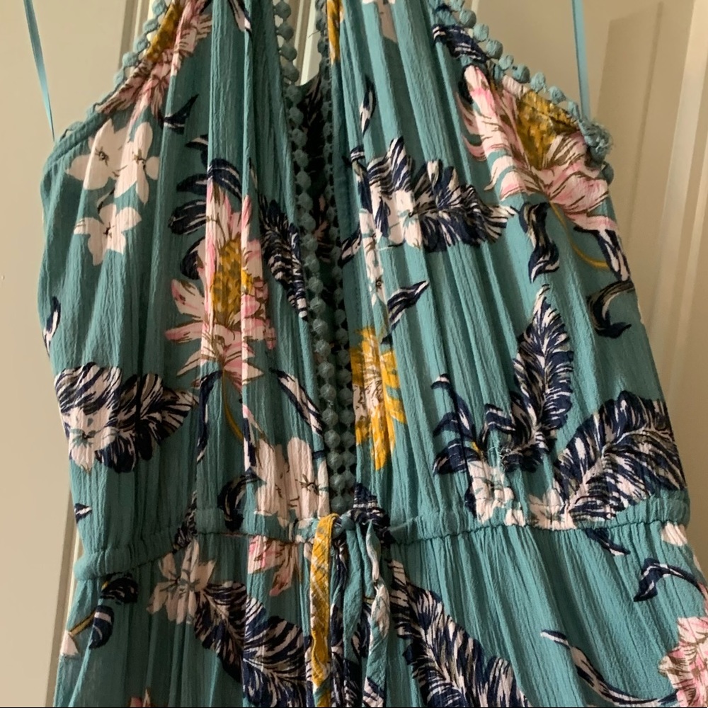 Easel Green Jumpsuit Size Large